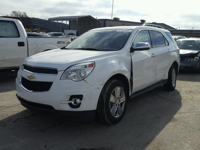 2GNALCEK7E6294039 - 2014 CHEVROLET EQUINOX LT WHITE photo 2