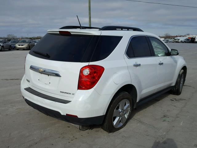 2GNALCEK7E6294039 - 2014 CHEVROLET EQUINOX LT WHITE photo 4