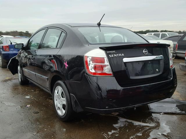 3N1AB6AP3CL694481 - 2012 NISSAN SENTRA 2.0 BLACK photo 3