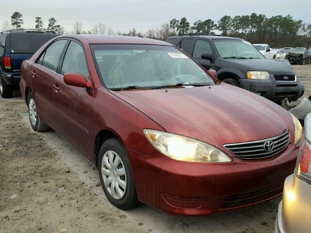 4T1BE32K45U056318 - 2005 TOYOTA CAMRY LE RED photo 1