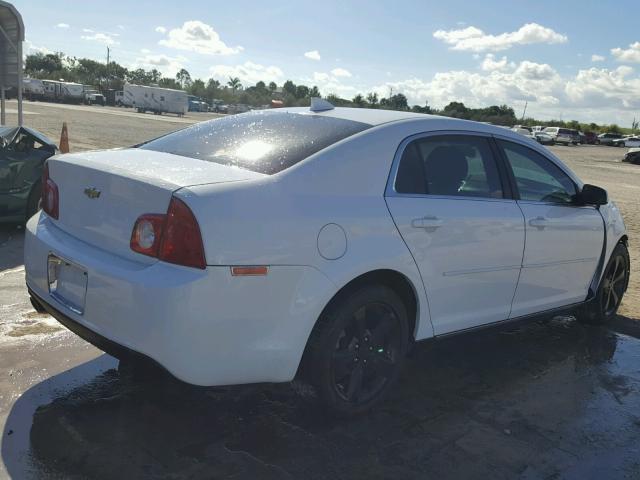 1G1ZC5EU9BF358889 - 2011 CHEVROLET MALIBU 1LT WHITE photo 4