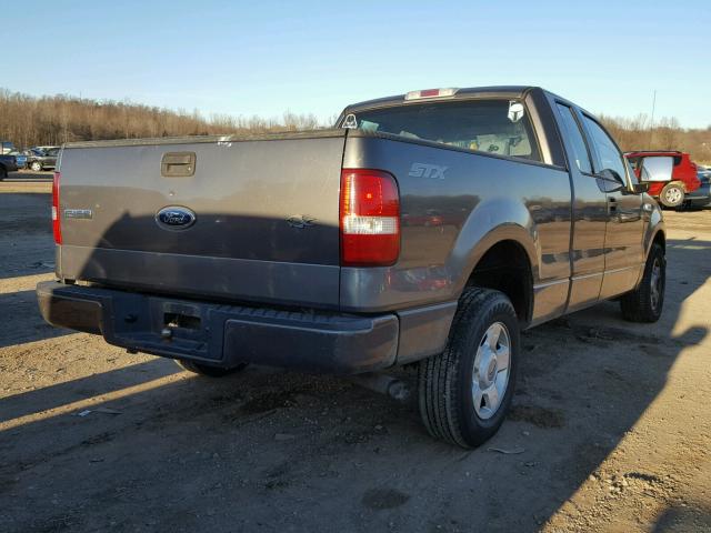 1FTRX12WX4NB94703 - 2004 FORD F150 Серый фото 4