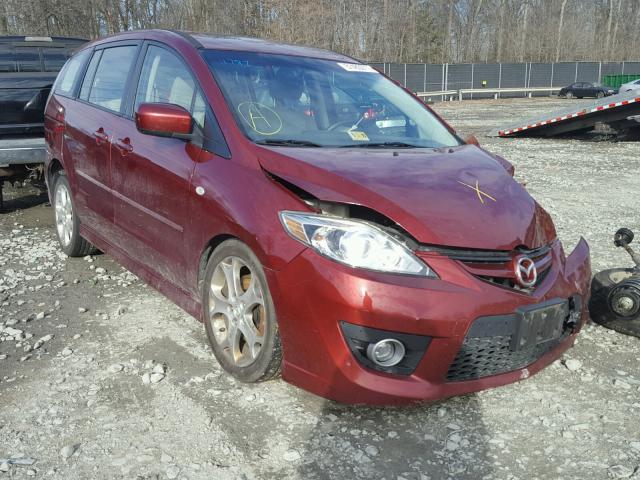 JM1CR293380320131 - 2008 MAZDA 5 RED photo 1