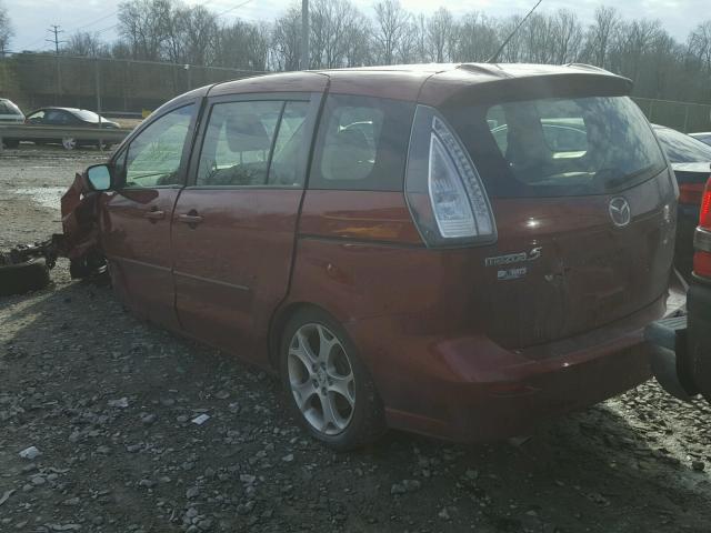 JM1CR293380320131 - 2008 MAZDA 5 RED photo 3