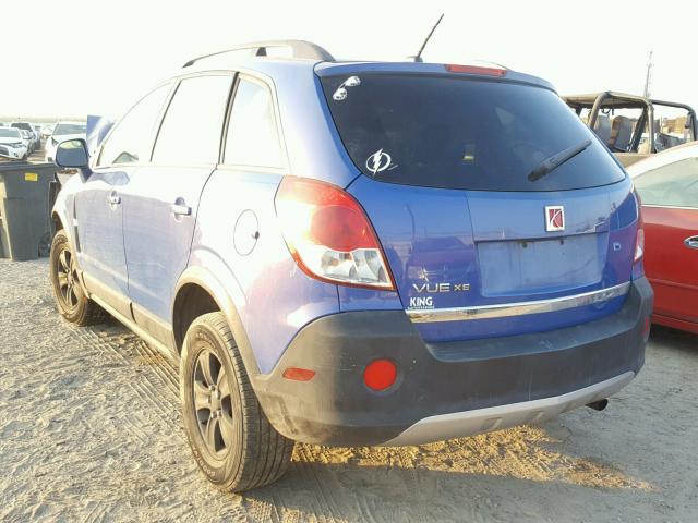 3GSCL33P88S558346 - 2008 SATURN VUE XE BLUE photo 3