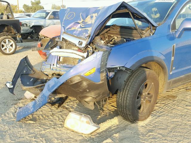 3GSCL33P88S558346 - 2008 SATURN VUE XE BLUE photo 9