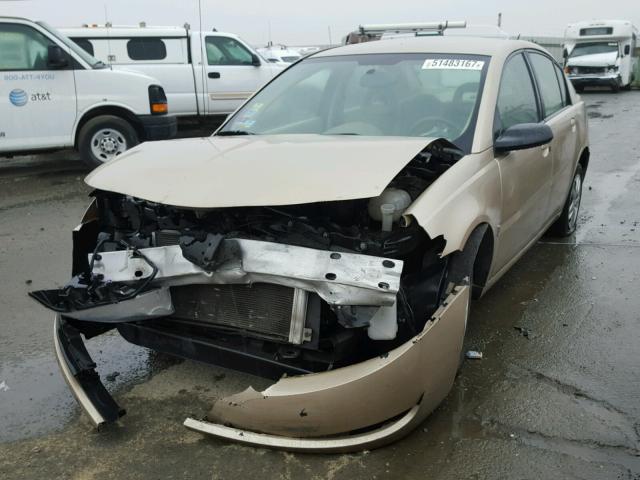 1G8AJ55FX7Z191504 - 2007 SATURN ION LEVEL GOLD photo 2