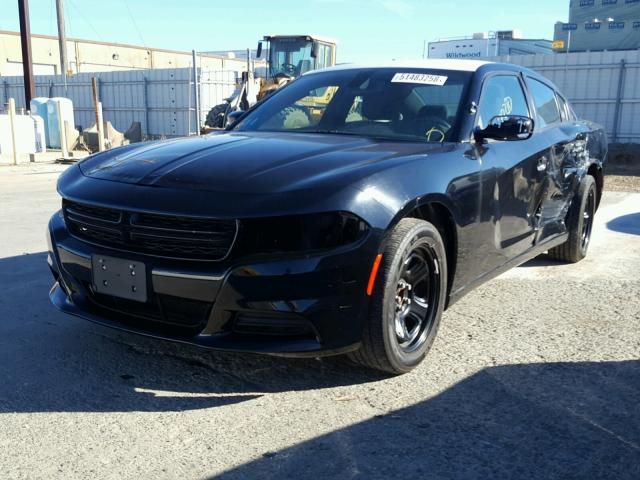 2C3CDXAG9GH272174 - 2016 DODGE CHARGER PO BLACK photo 2