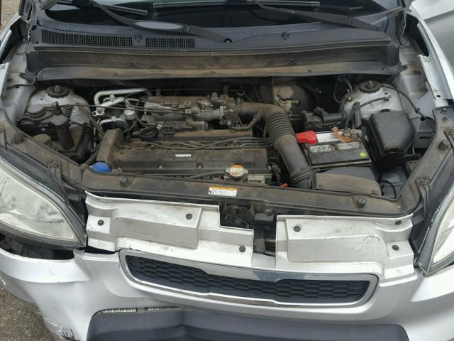 KNDJT2A25A7033141 - 2010 KIA SOUL SILVER photo 7