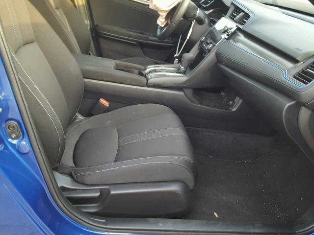 SHHFK7H5XHU423290 - 2017 HONDA CIVIC EX ლურჯი ფოტო 5