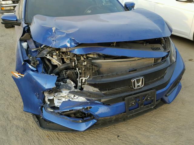 SHHFK7H5XHU423290 - 2017 HONDA CIVIC EX ლურჯი ფოტო 9