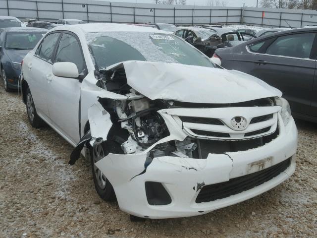 JTDBU4EE5B9148300 - 2011 TOYOTA COROLLA BA WHITE photo 1