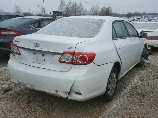 JTDBU4EE5B9148300 - 2011 TOYOTA COROLLA BA WHITE photo 4