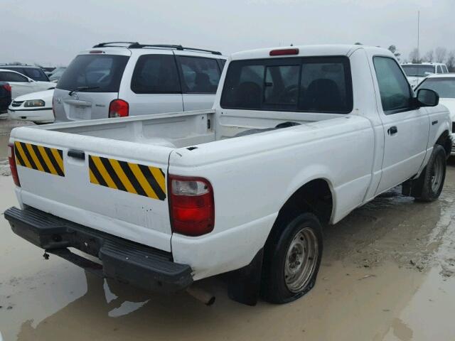 1FTYR10D72PA21150 - 2002 FORD RANGER WHITE photo 4