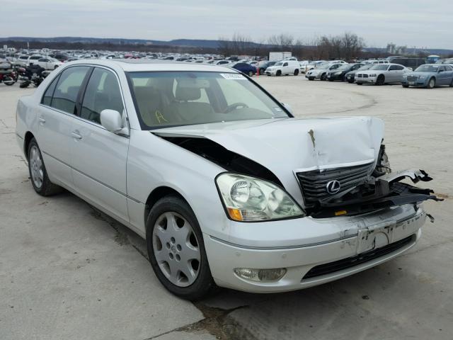 JTHBN30F630118511 - 2003 LEXUS LS 430 WHITE photo 1