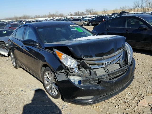 5NPEC4AC2BH055682 - 2011 HYUNDAI SONATA SE BLACK photo 1