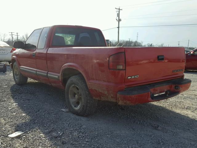 1GCCS195518251773 - 2001 CHEVROLET S TRUCK S1 RED photo 3
