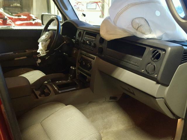 1J8HG48K47C670972 - 2007 JEEP COMMANDER წითელი ფოტო 5