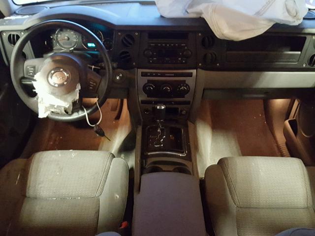 1J8HG48K47C670972 - 2007 JEEP COMMANDER წითელი ფოტო 9