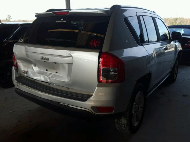 1C4NJCBB0DD229926 - 2013 JEEP COMPASS SP SILVER photo 4