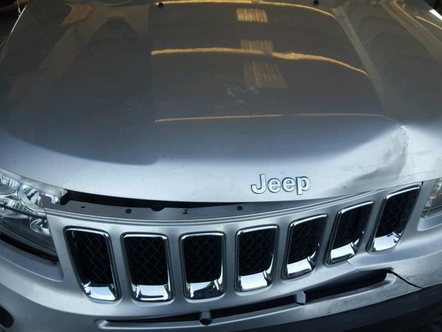 1C4NJCBB0DD229926 - 2013 JEEP COMPASS SP SILVER photo 7