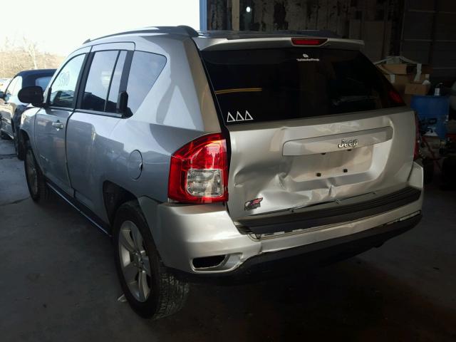 1C4NJCBB0DD229926 - 2013 JEEP COMPASS SP SILVER photo 9