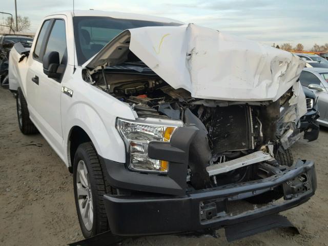 1FTEX1C8XGKF53746 - 2016 FORD F150 SUPER WHITE photo 1