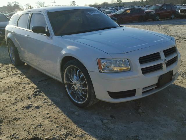 2D4FV47T18H221412 - 2008 DODGE MAGNUM WHITE photo 1