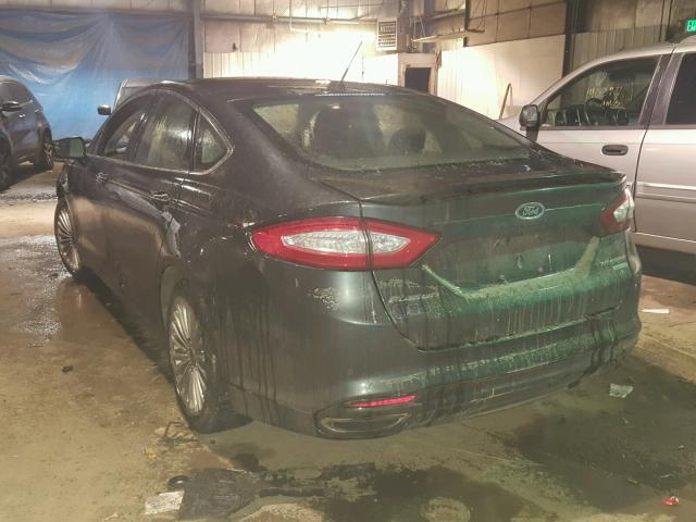 3FA6P0K95GR135878 - 2016 FORD FUSION TIT CHARCOAL photo 3