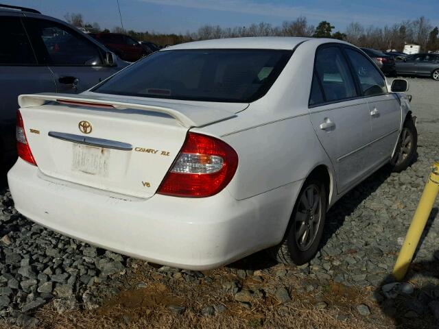 4T1BF32K54U072362 - 2004 TOYOTA CAMRY LE WHITE photo 4