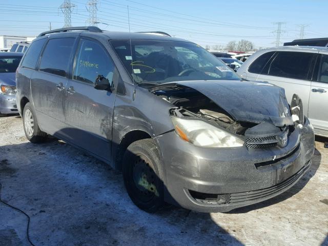 5TDZA23C65S341977 - 2005 TOYOTA SIENNA CE GRAY photo 1