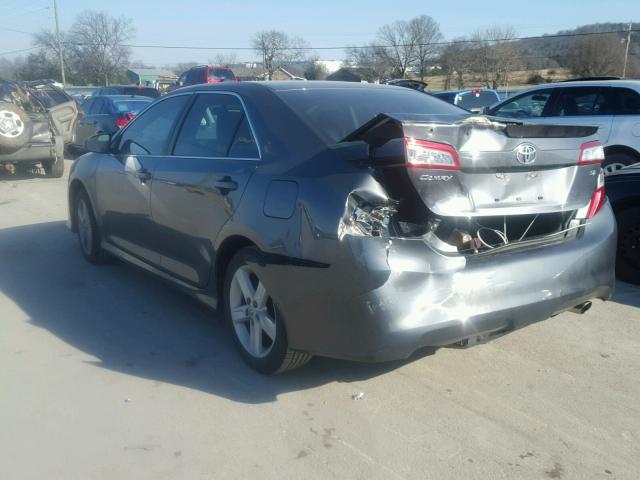 4T1BF1FK2CU174828 - 2012 TOYOTA CAMRY BASE BLACK photo 3