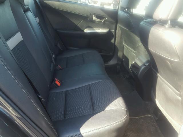 4T1BF1FK2CU174828 - 2012 TOYOTA CAMRY BASE BLACK photo 6