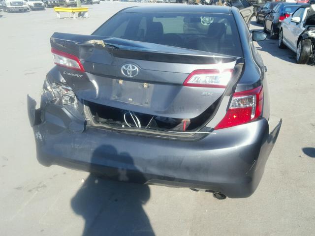 4T1BF1FK2CU174828 - 2012 TOYOTA CAMRY BASE BLACK photo 9