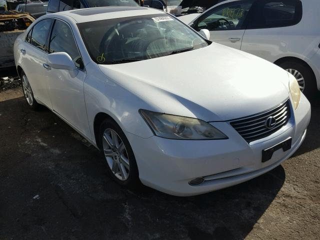 JTHBJ46G872147973 - 2007 LEXUS ES 350 WHITE photo 1