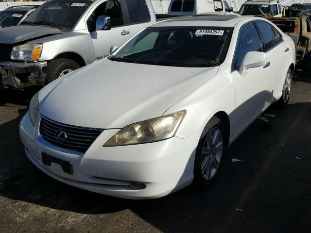 JTHBJ46G872147973 - 2007 LEXUS ES 350 WHITE photo 2