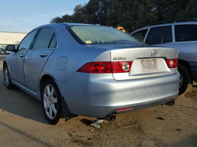 JH4CL96994C042782 - 2004 ACURA TSX BLUE photo 3