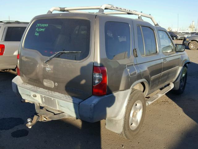 5N1ED28T51C501529 - 2001 NISSAN XTERRA XE SILVER photo 4