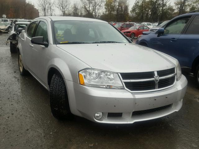 1B3LC56R98N289130 - 2008 DODGE AVENGER SX SILVER photo 1