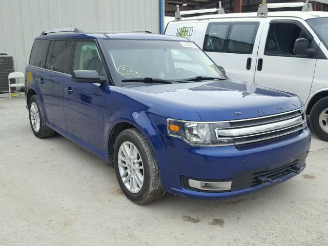 2FMGK5C88DBD06516 - 2013 FORD FLEX SEL أزرق صورة 1