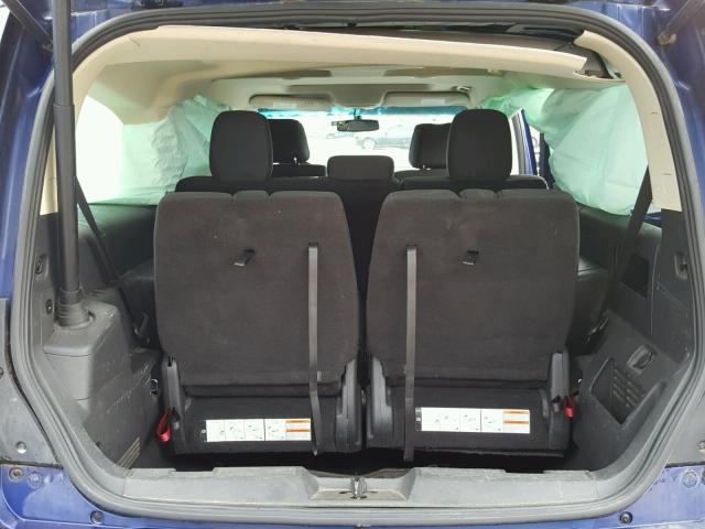 2FMGK5C88DBD06516 - 2013 FORD FLEX SEL أزرق صورة 9