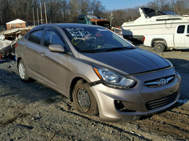 KMHCT4AE0DU576901 - 2013 HYUNDAI ACCENT GLS BROWN photo 1