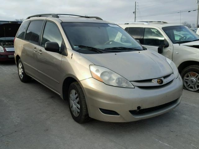 5TDZK23CX8S148152 - 2008 TOYOTA SIENNA CE GOLD photo 1