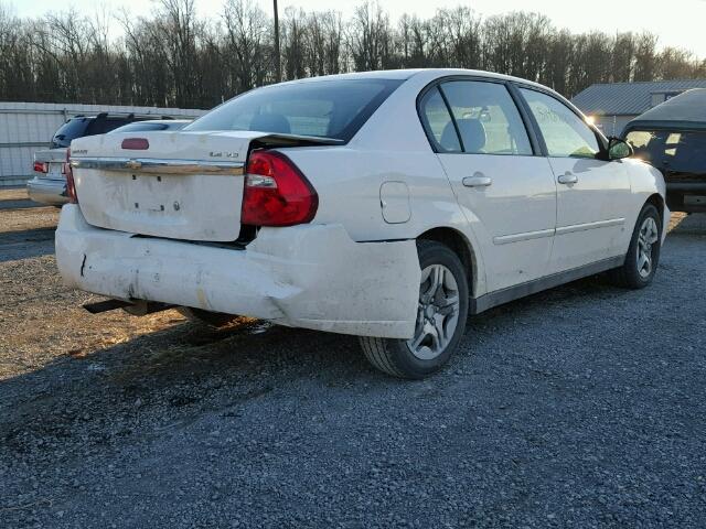 1G1ZS58NX7F211978 - 2007 CHEVROLET MALIBU LS WHITE photo 4