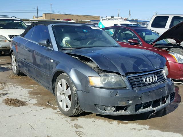 WAUAC48H96K009657 - 2006 AUDI A4 1.8 CAB GRAY photo 1