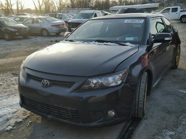 JTKJF5C77C3038202 - 2012 TOYOTA SCION TC BLACK photo 2