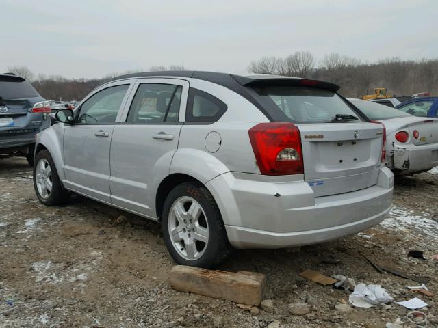 1B3HB48C39D144670 - 2009 DODGE CALIBER SX SILVER photo 3