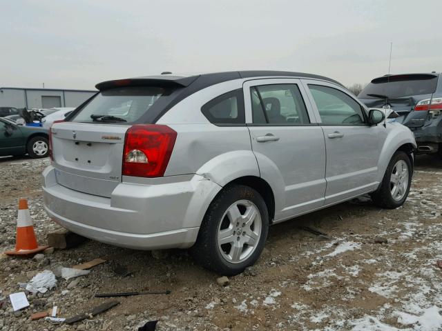 1B3HB48C39D144670 - 2009 DODGE CALIBER SX SILVER photo 4