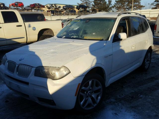 WBXPC93477WF24350 - 2007 BMW X3 3.0SI WHITE photo 2