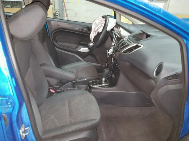 3FADP4EJ1DM142355 - 2013 FORD FIESTA SE BLUE photo 5